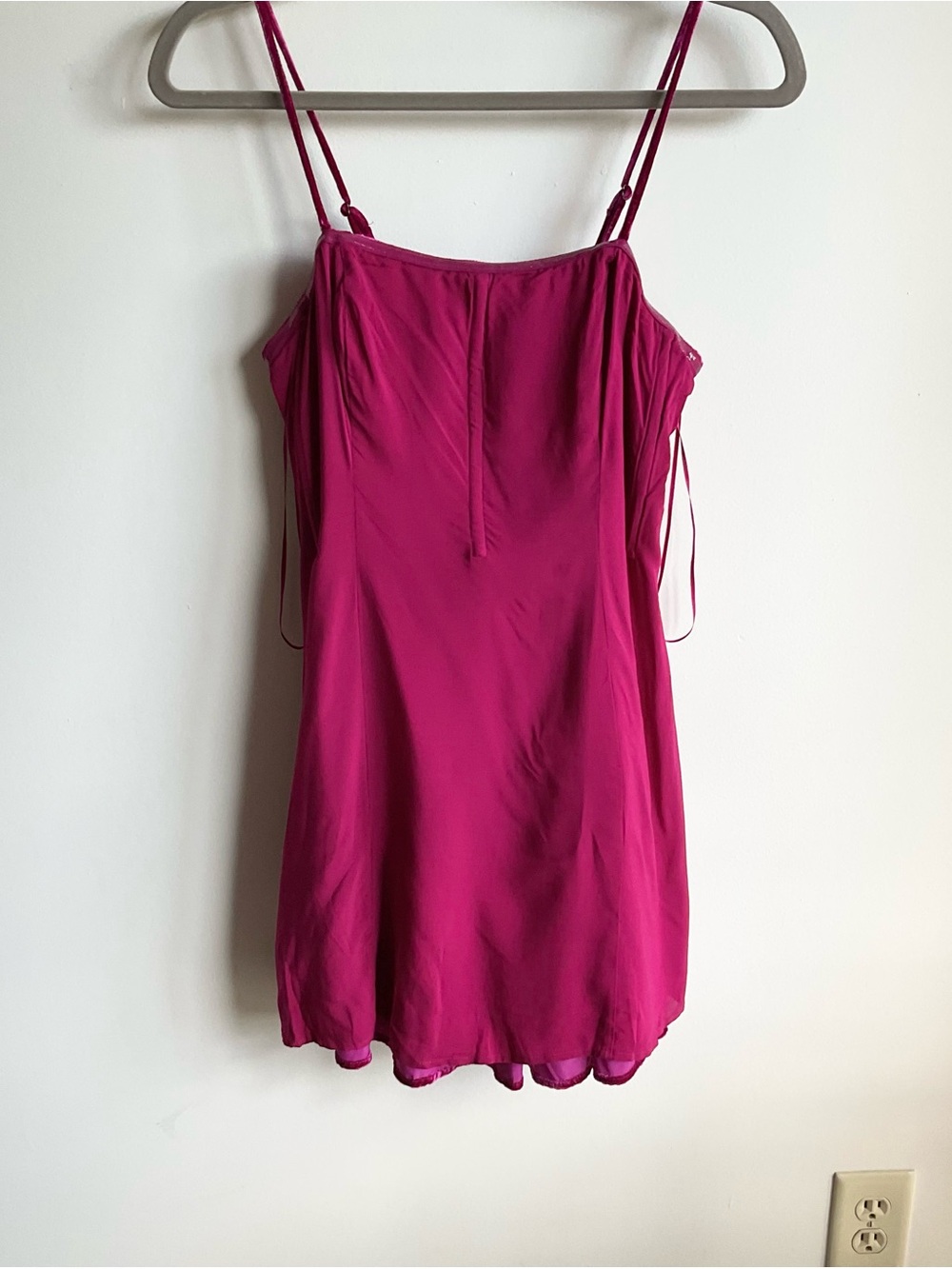 Anthropologie Crushed Velvet Dropped Waist Mini Dress Size Medium NWT - Picture 16 of 16